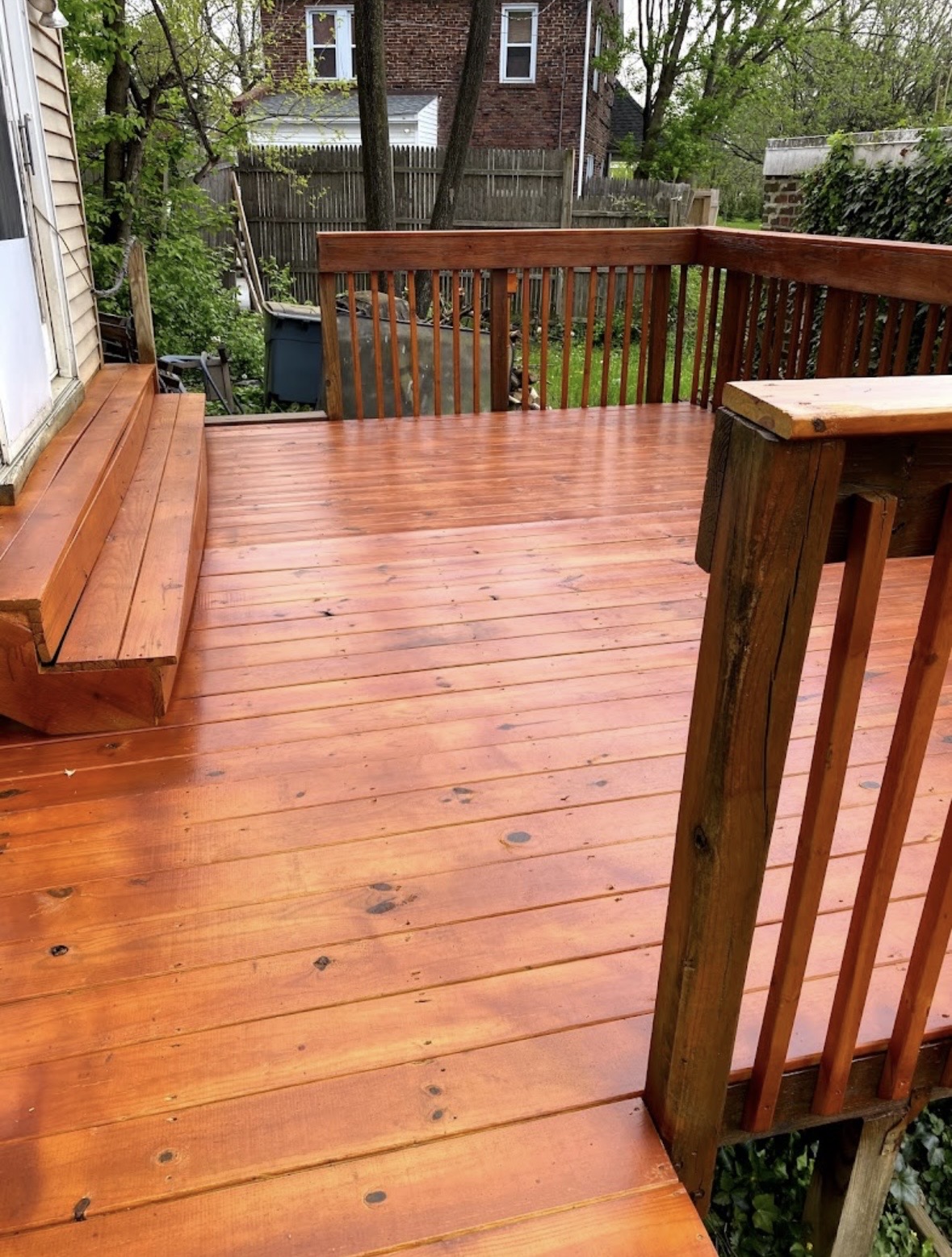 Deck after